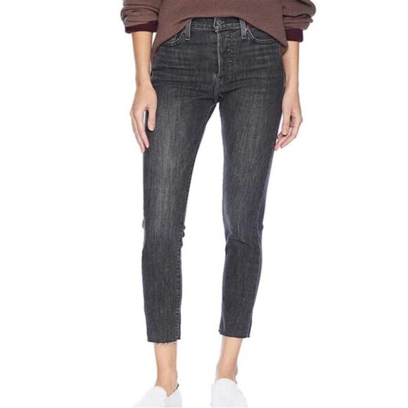 Levi’s Gray Wedgie Skinny High Rise Crop Jean | Size 27 - Picture 10 of 10